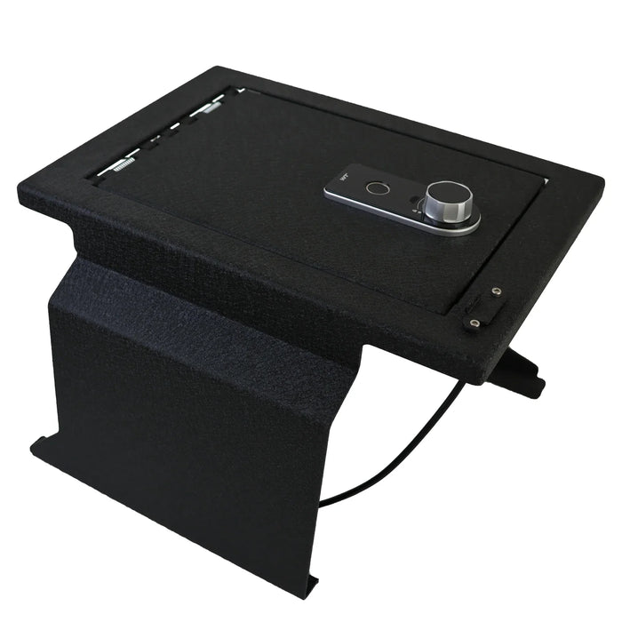 Console Safe Vault Box for Ford F150 (Fingerprint Lock with Key): 2012-2014