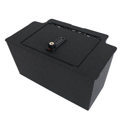 Console Safe Vault Box for Chevrolet Silverado (4-Digit Combo Lock With Key): 2023-2025