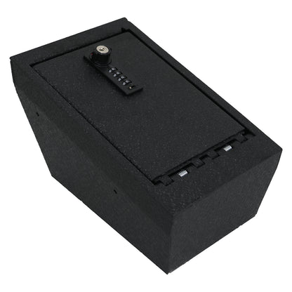 Console Safe Vault Box for Tesla Model X (4-Digit Combo Lock with Key): 2021-2025
