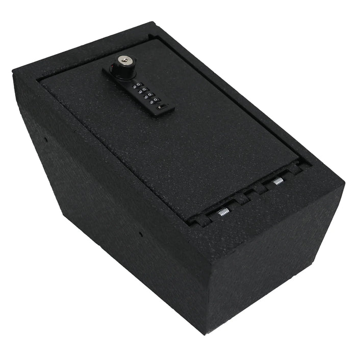 Console Safe Vault Box for Tesla Model X (4-Digit Combo Lock with Key): 2021-2026