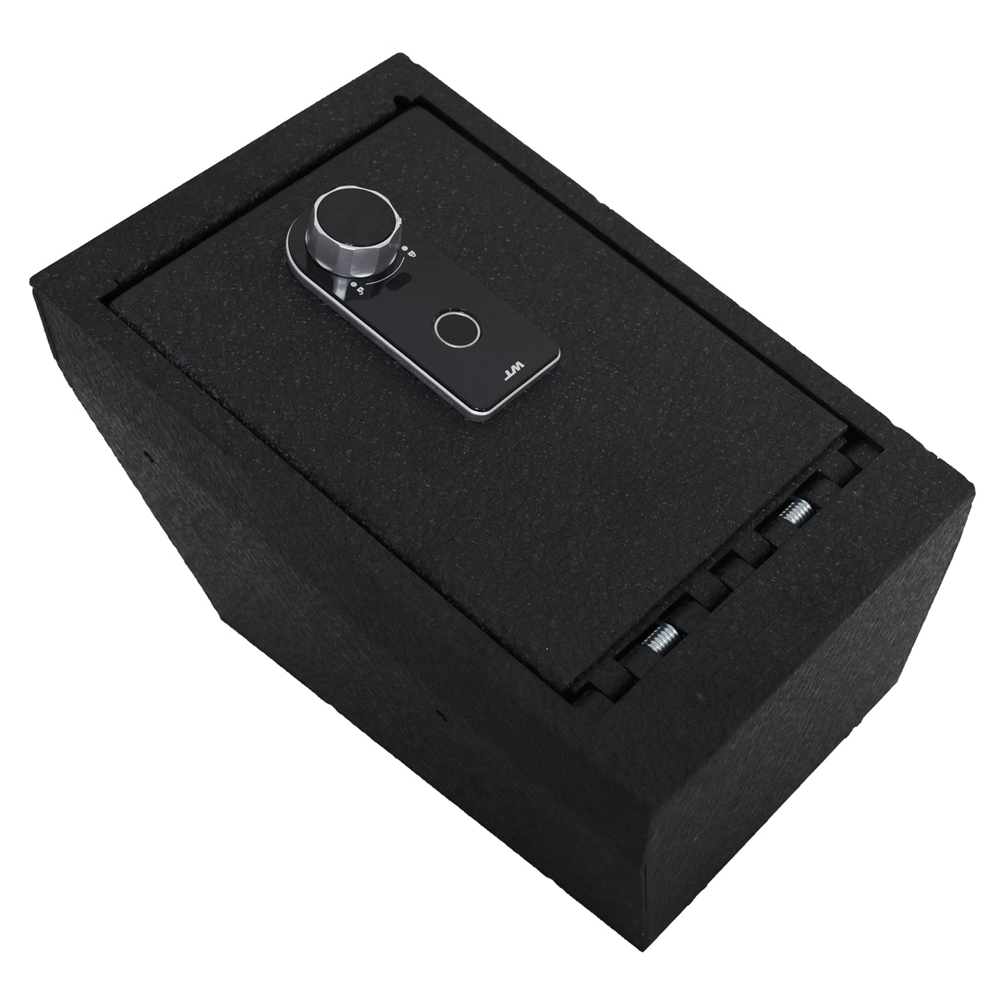 Console Safe Vault Box for Tesla Model S (Fingerprint Lock with Key): 2021-2025