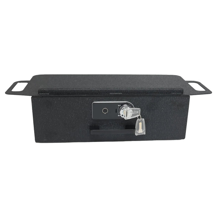 Underseat Console Safe Vault Box for Tesla Cybertruck (Fingerprint Lock with Key): 2024-2026