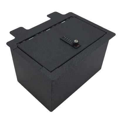 Console Safe Vault Box for Chevrolet Silverado 1500 (4-Digit Combo Lock with Key): 2019-2022