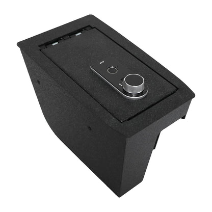 Console Safe Vault Box for Ford Bronco Sport (Fingerprint Lock with Key): 2021-2024