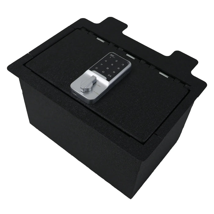 Console Safe Vault Box for Chevrolet Silverado 1500 (Electronic Keypad Lock): 2019-2022