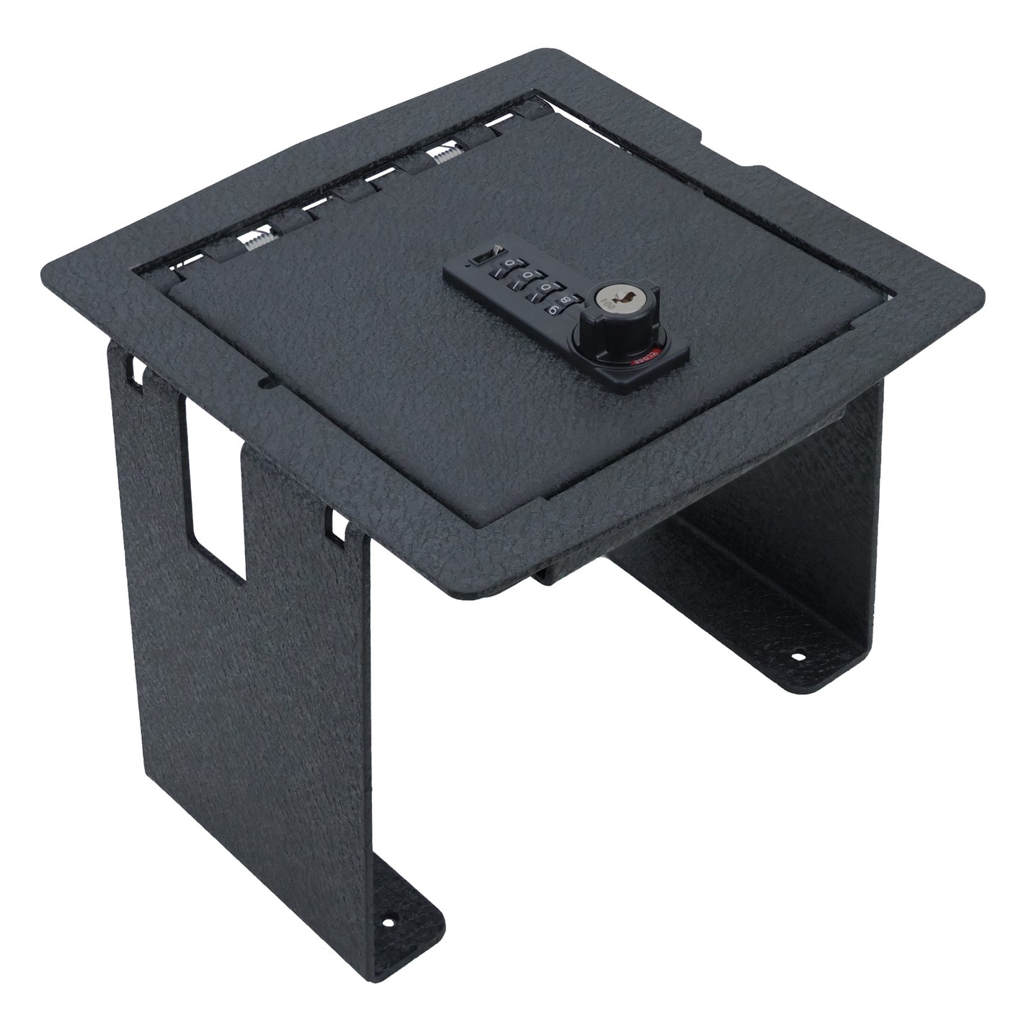 Console Safe Vault Box for Jeep Wrangler JL (4-Digit Combo Lock with Key): 2018-2022