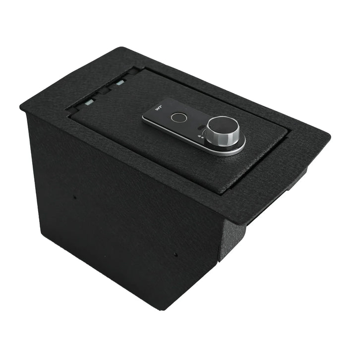 Console Safe Vault Box for Honda CRV (Fingerprint Lock with Key): 2023-2027