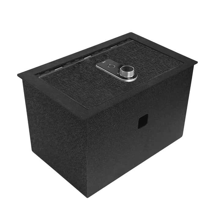 Console Safe Vault Box for Chevrolet Suburban (Fingerprint Lock with Key): 2015-2020