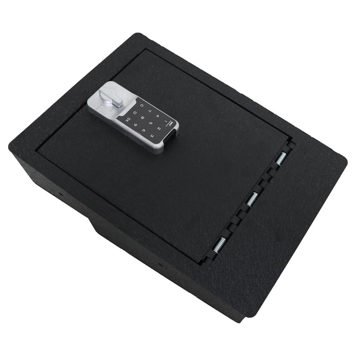 Underseat Console Safe Vault Box for Chevrolet Silverado 1500 (Electronic Keypad Lock): 2014-2018