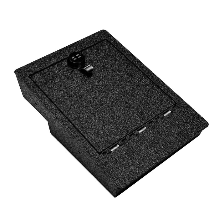 Underseat Console Safe Vault Box for Chevrolet Silverado 1500 (4-Digit Combo Lock): 2014-2018