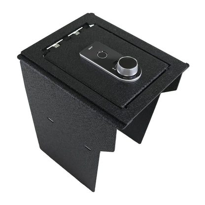 Console Safe Vault Box for Rivian R1T (Fingerprint Lock with Key): 2021-2025