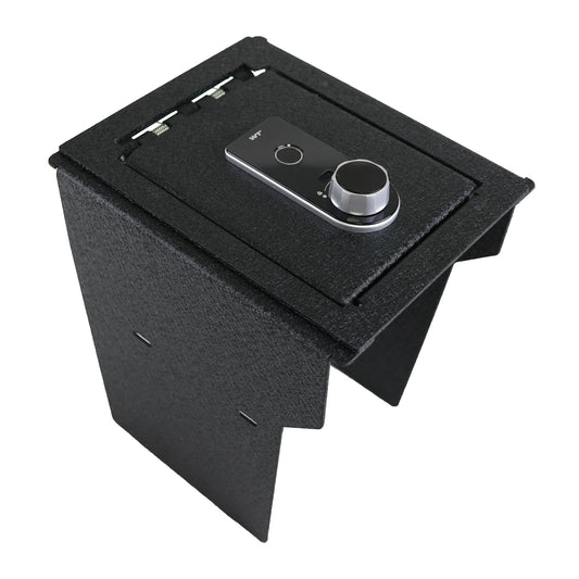 Console Safe Vault Box for Rivian R1T (Fingerprint Lock with Key): 2021-2025