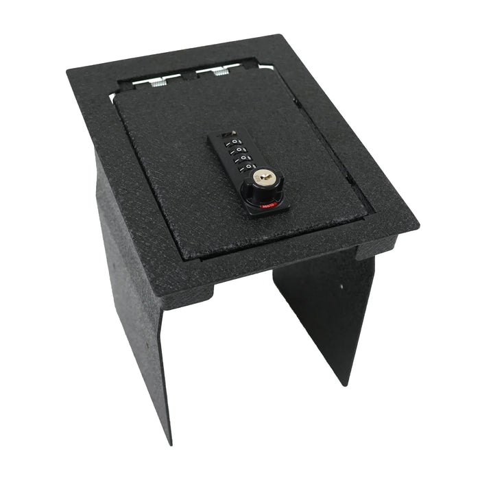Console Safe Vault Box for Ford Explorer (4-Digit Combo Lock with Key): 2013-2019