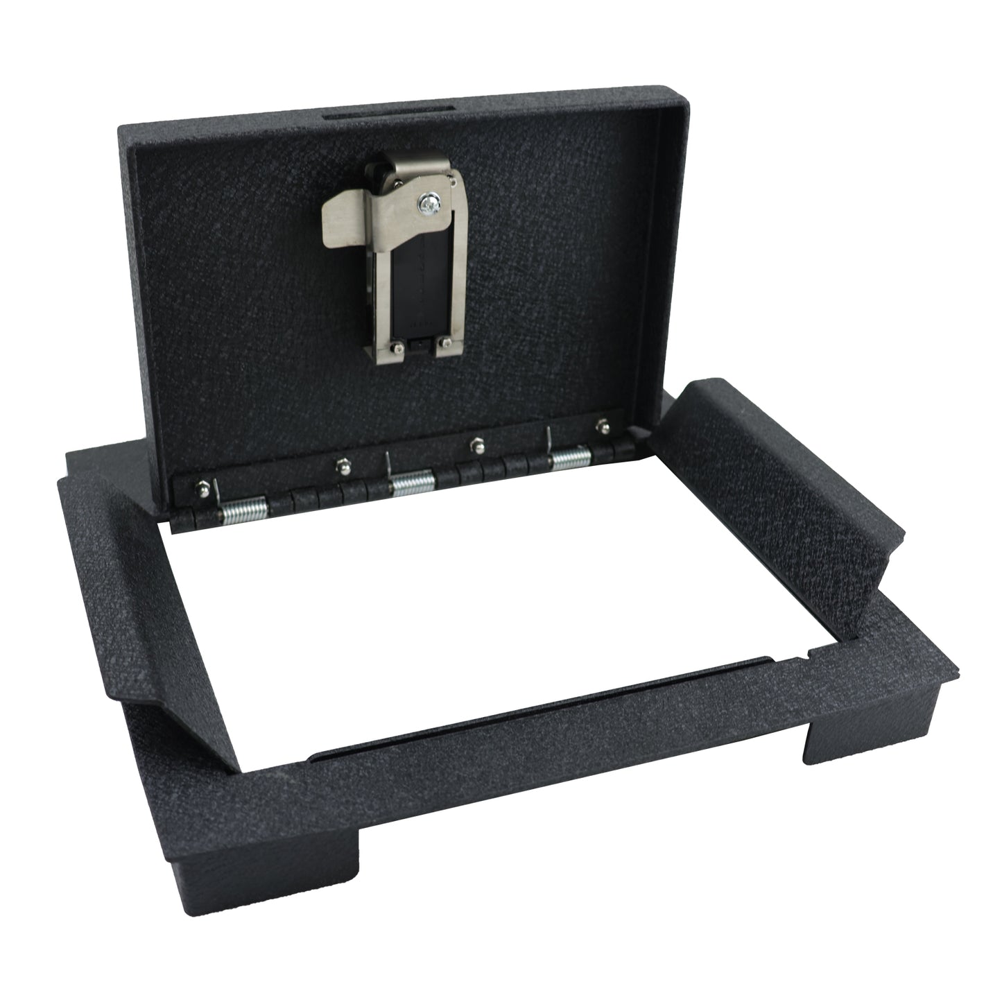 Console Safe Vault Box for Ford F250 Super Duty (Fingerprint Lock with Key): 2023-2025