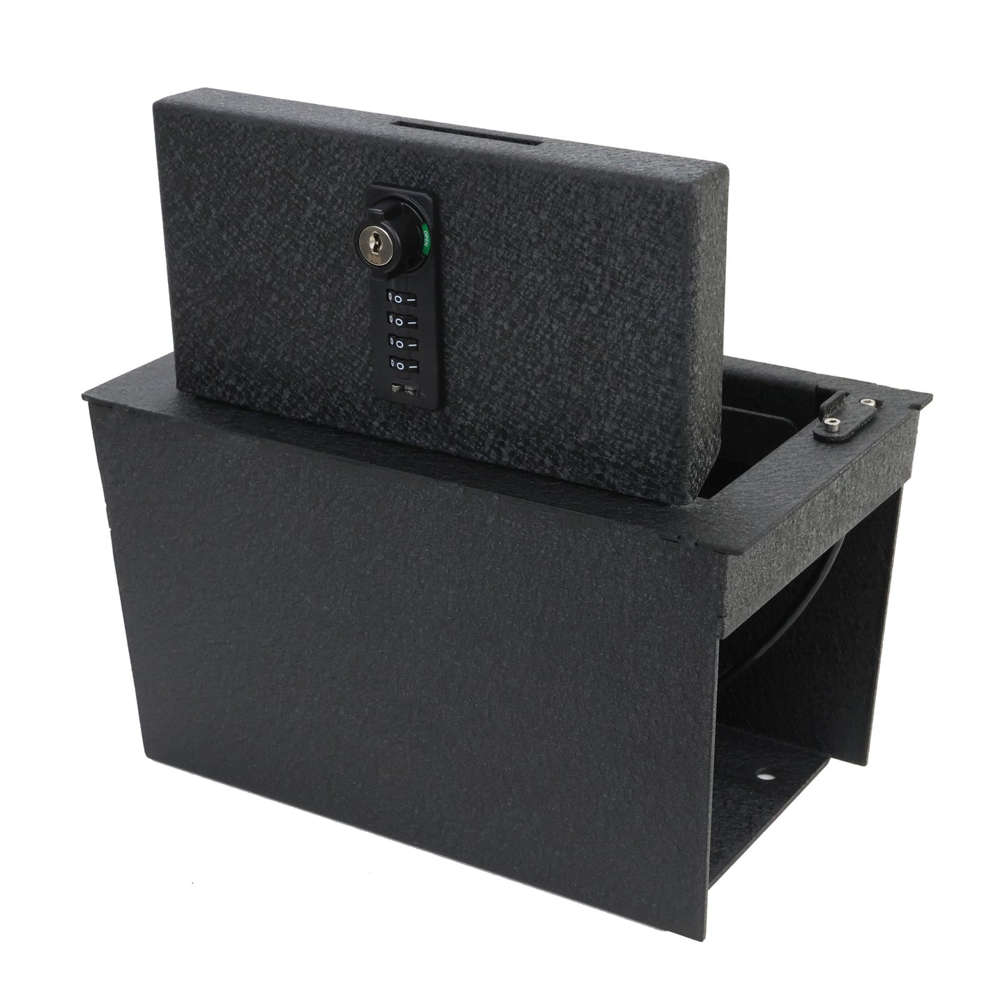 Console Safe Vault Box for Lexus NX 200 (4-Digit Combo Lock with Key): 2015-2020