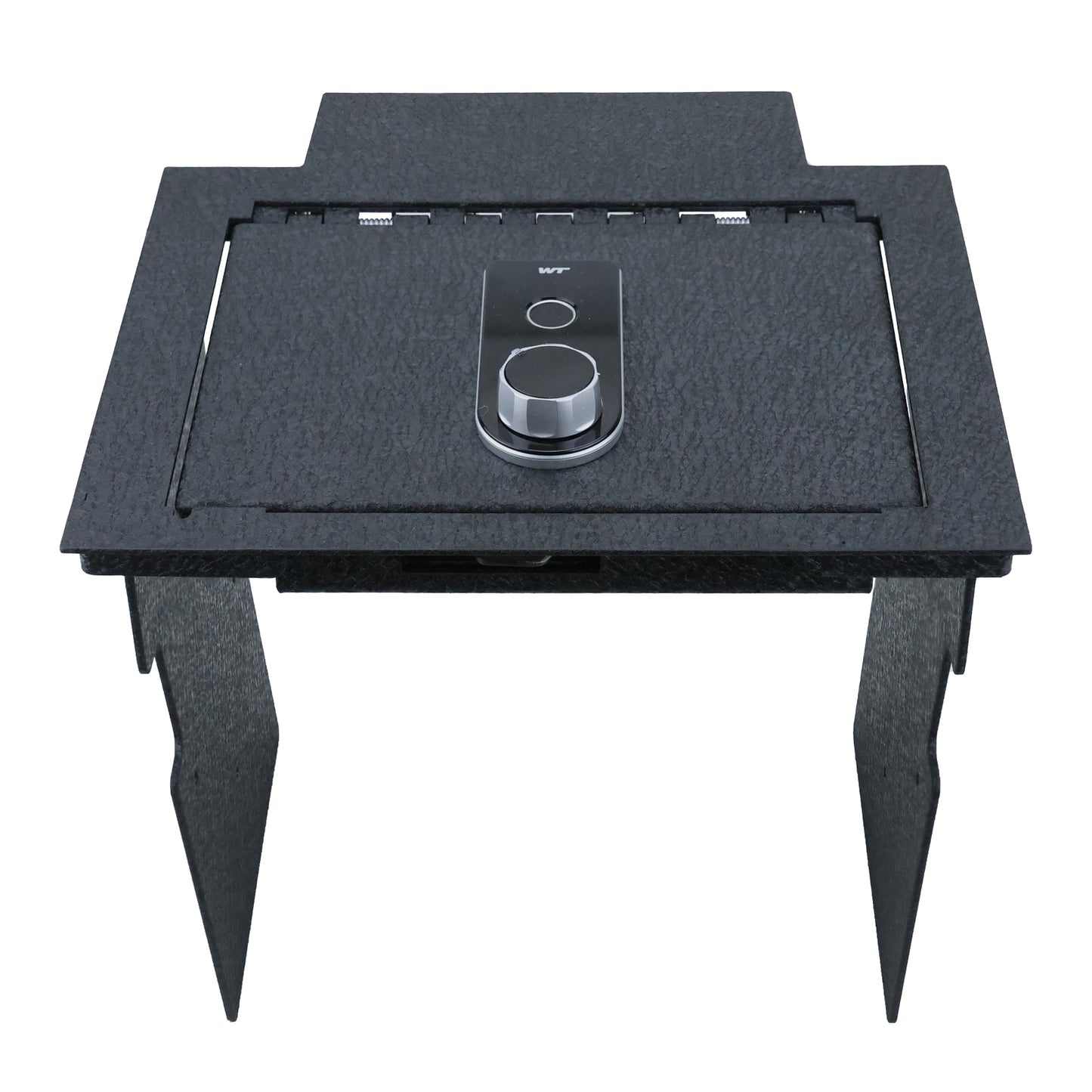 Front Center Console Safe Vault Box for Lincoln Navigator (Fingerprint Lock with Key): 2018-2024