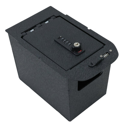 Console Safe Vault Box for Toyota RAV4 (4-Digit Combo Lock with Key): 2019-2025