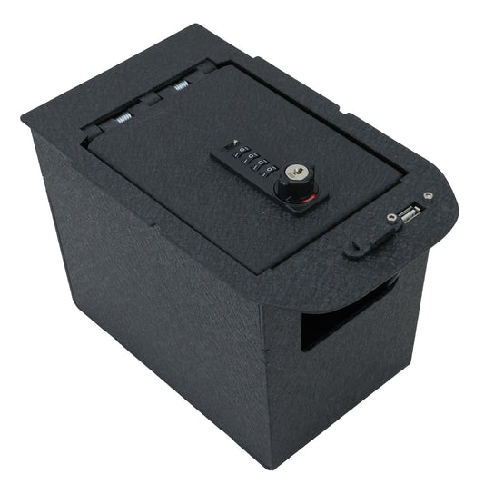 Console Vault Safe Box for Toyota RAV4 (4-Digit Combo Lock with Key): 2019-2025