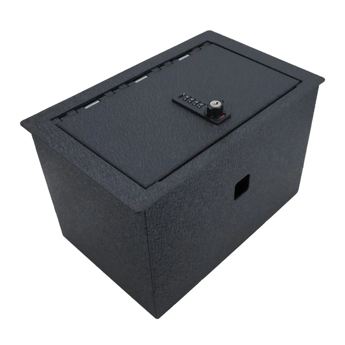 Console Safe Vault Box for Chevrolet Suburban (4-Digit Combo Lock with Key): 2015-2020