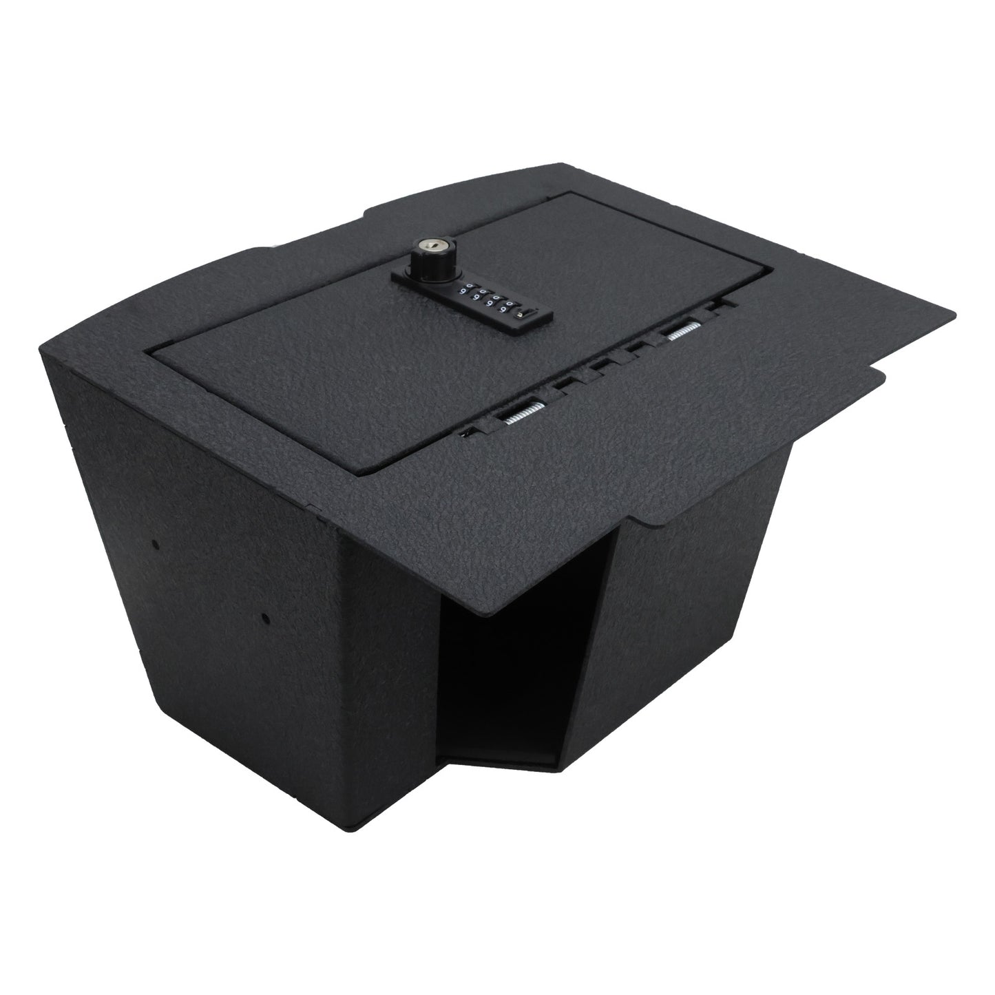 Console Safe Vault Box for Dodge Ram 1500 (4-Digit Combo Lock With Key): 2009-2018