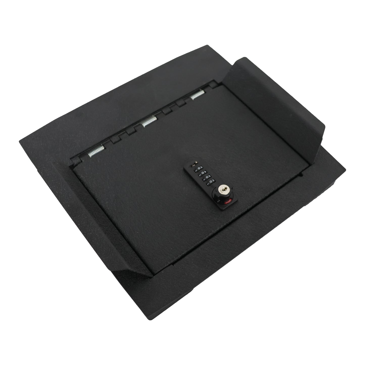 Console Safe Vault Box for Ford F250 Super Duty (4-Digit Combo Lock with Key): 2023-2025