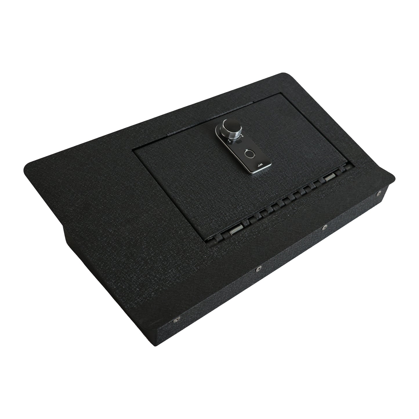 Underseat Console Safe Vault Box for Ford Bronco Sport (Fingerprint Lock with Key): 2021-2024