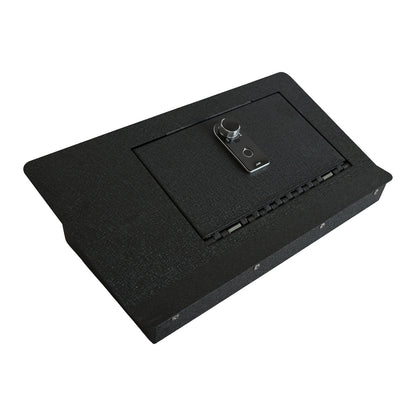 Underseat Console Safe Vault Box for Ford Bronco Sport (Fingerprint Lock with Key): 2021-2024