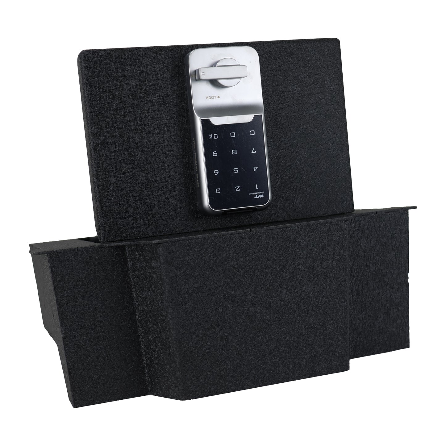Console Safe Vault Box for Dodge Ram 1500/2500/3500 Laramie (Electronic Keypad Lock): 2019-2025