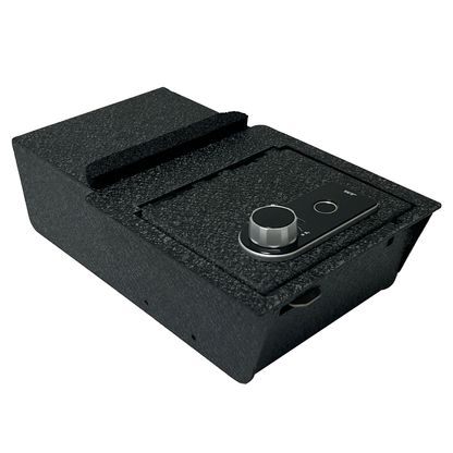 Console Safe Vault Box for Tesla Model Y (Fingerprint Lock with Key): 2021-2024