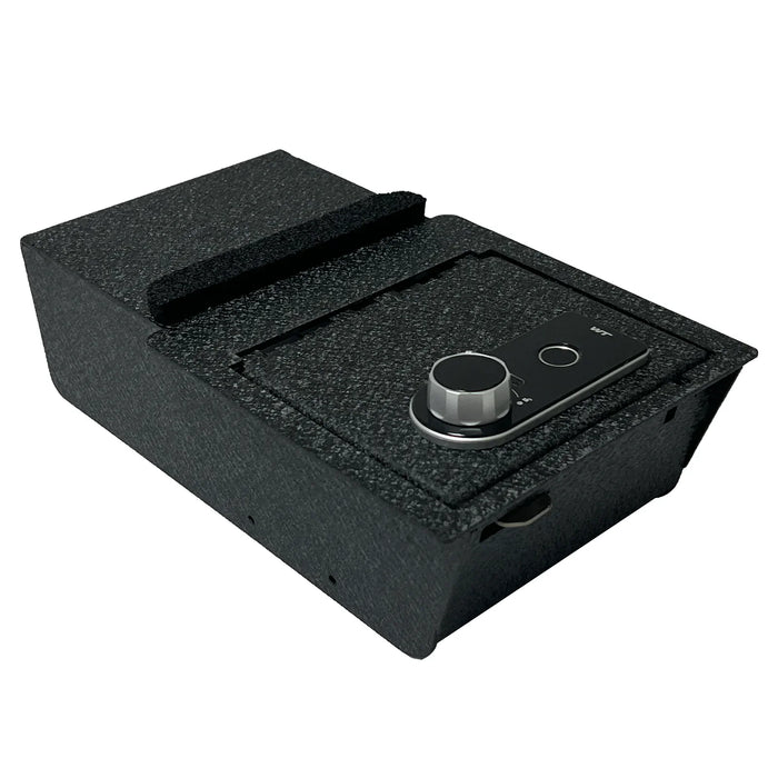 Console Safe Vault Box for Tesla Model Y (Fingerprint Lock with Key): 2021-2024