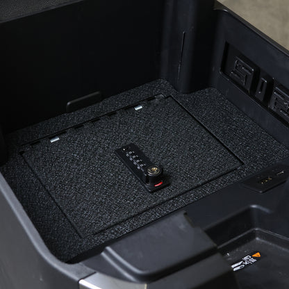 Console Safe Vault Box for Chevrolet Silverado (4-Digit Combo Lock With Key): 2023-2025
