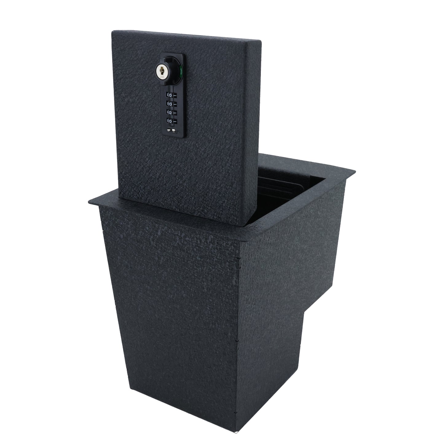 Console Safe Vault Box for Toyota 4Runner (4-Digit Combo Lock With Key): 2010-2024