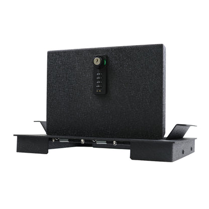 Console Safe Vault Box for Ford F250 Super Duty (4-Digit Combo Lock with Key): 2023-2025