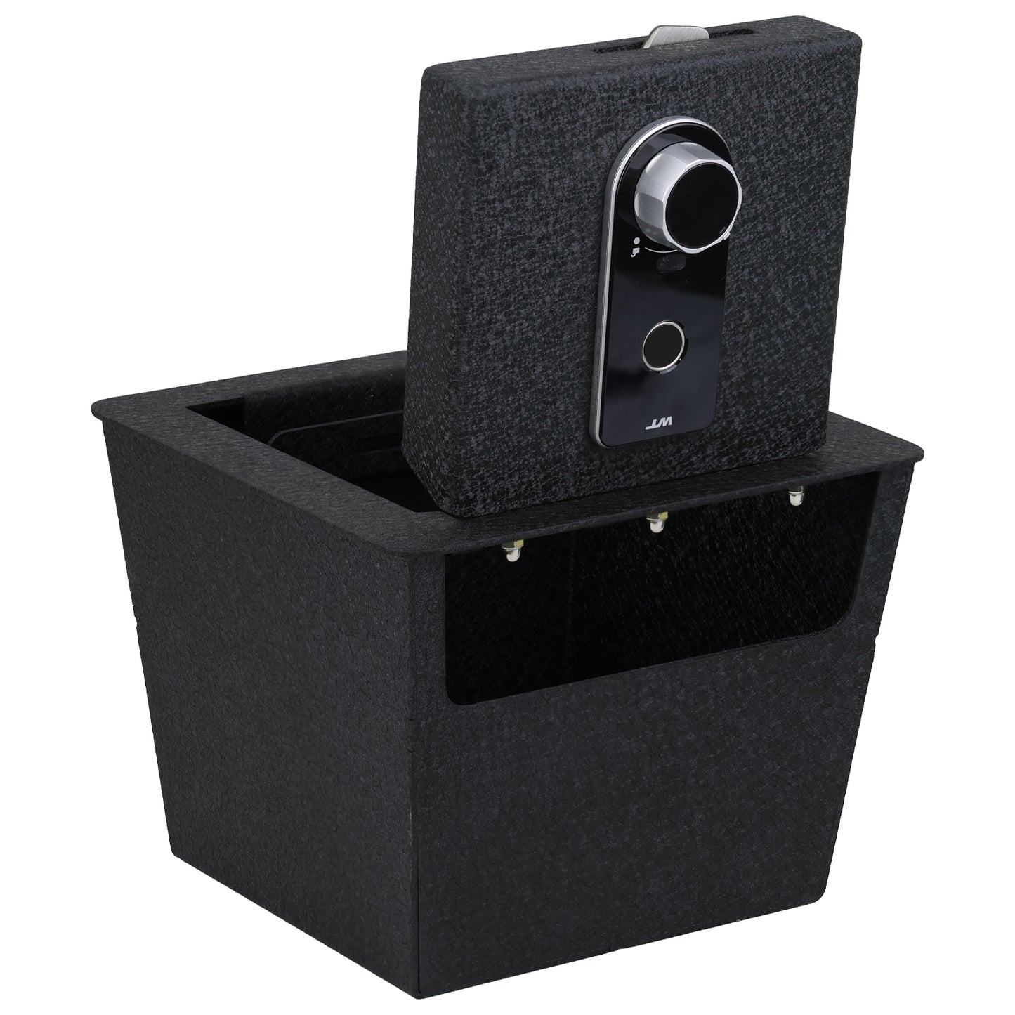 Console Safe Vault Box for Toyota FJ Cruiser (Fingerprint Lock with Key): 2007-2024