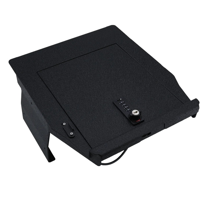 Pro Console Safe Vault Box for Ford F150 Lightning (4-Digit Combo Lock with Key): 2021-2024