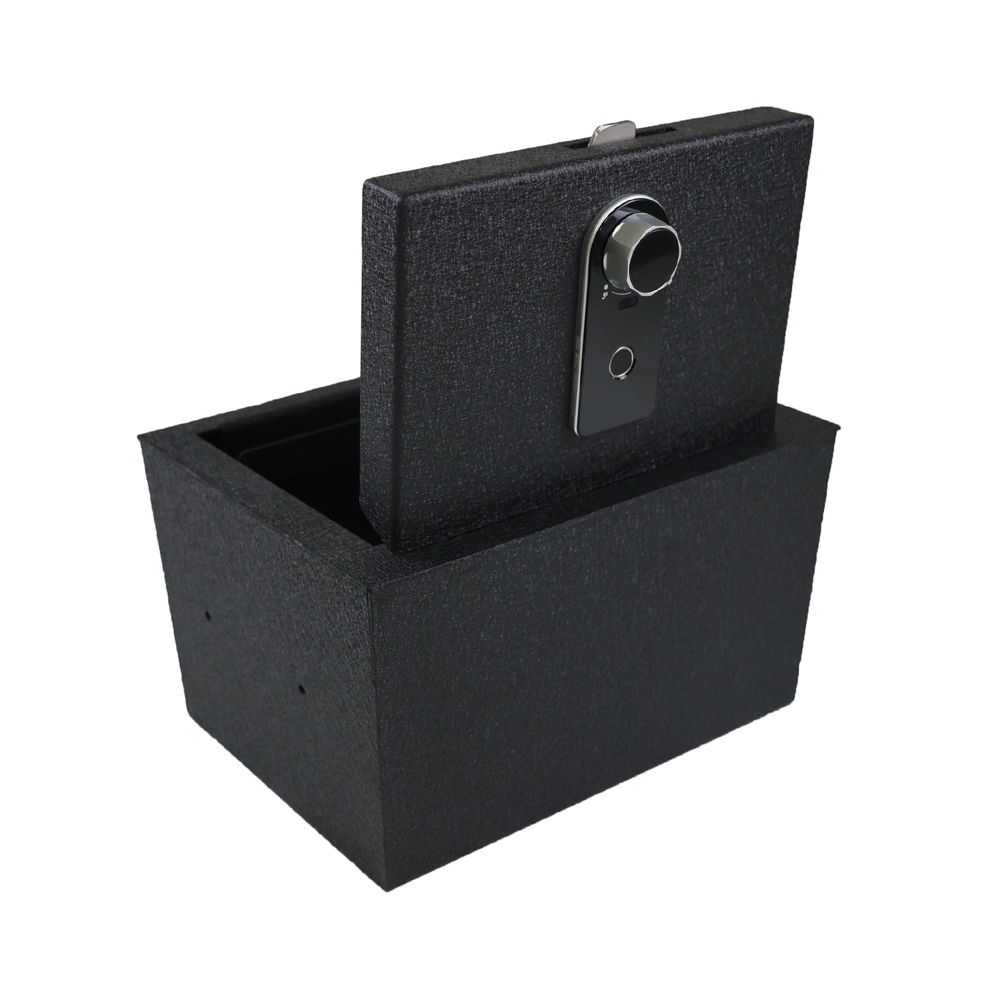 Console Safe Vault Box for Cadillac Escalade (Fingerprint Lock with Key): 2021-2025