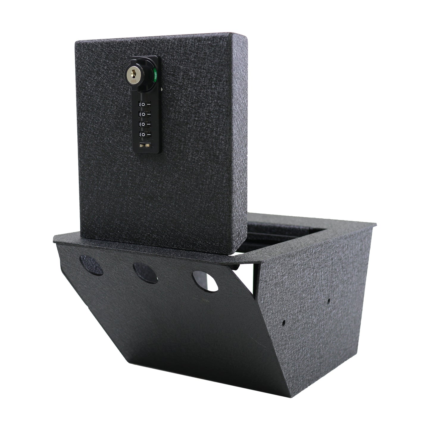 Console Safe Vault Box for Tesla Cybertruck (4-Digit Combo Lock with Key): 2024-2025