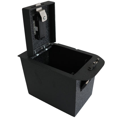 Console Safe Vault Box for Toyota RAV4 (Fingerprint Lock with Key): 2019-2025
