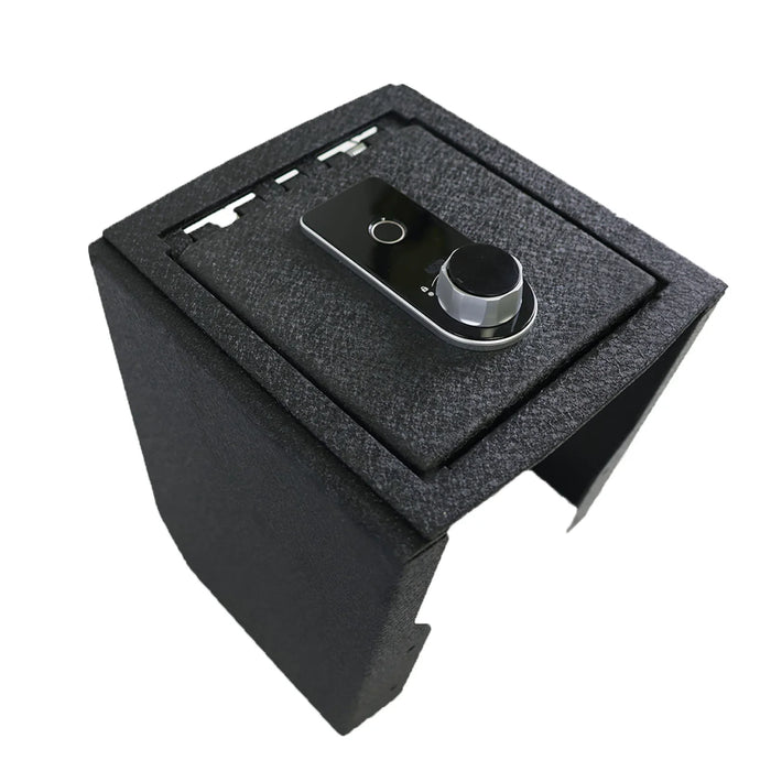 Console Safe Vault Box for Ford Maverick (Fingerprint Lock with Key): 2022-2026