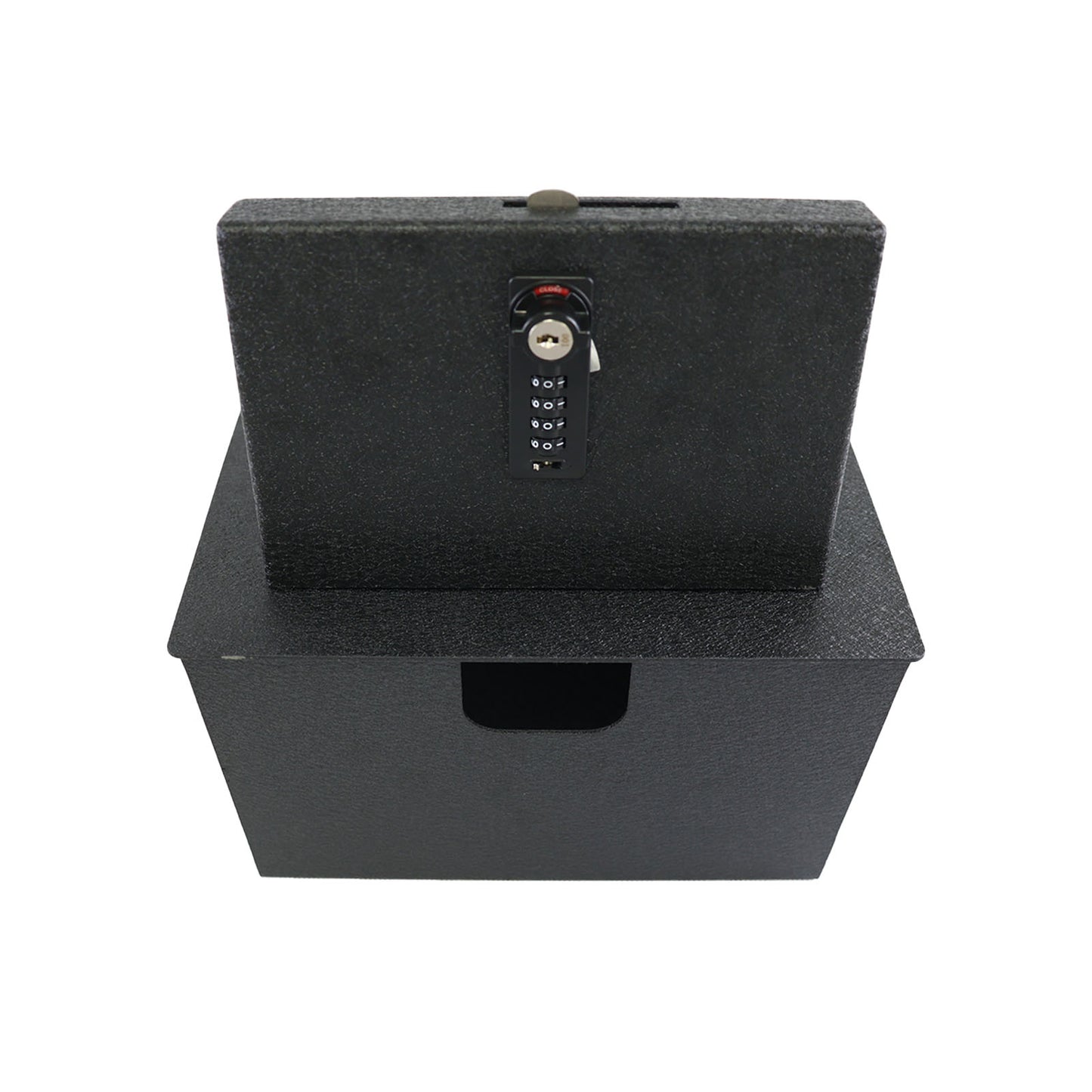 Console Safe Vault Box for GMC Hummer EV (4-Digit Combo Lock with Key): 2024-2025