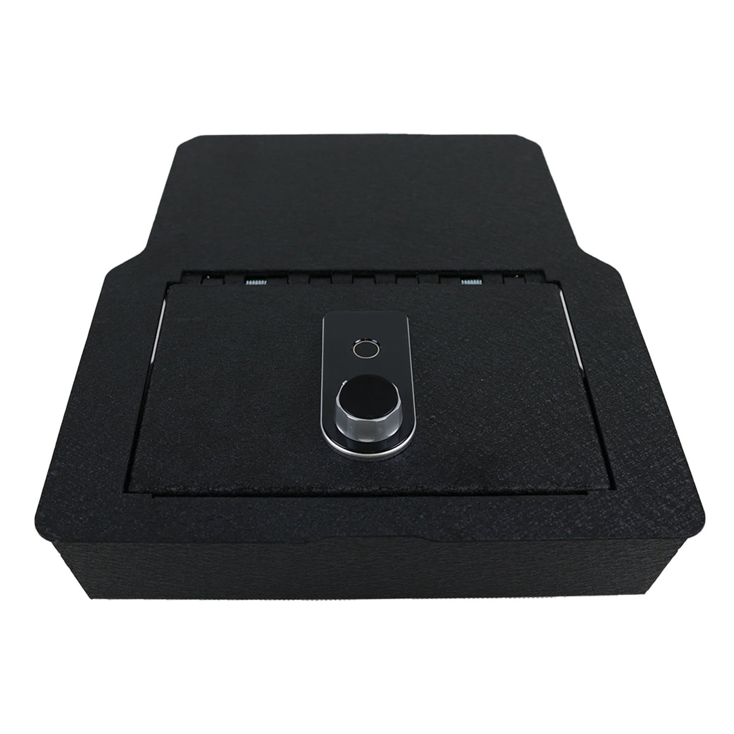 Underseat Console Safe Vault Box for Dodge Ram 1500 (Fingerprint Lock with Key): 2020-2024