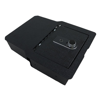 Underseat Console Safe Vault Box for Dodge Ram 1500 (Fingerprint Lock with Key): 2020-2024