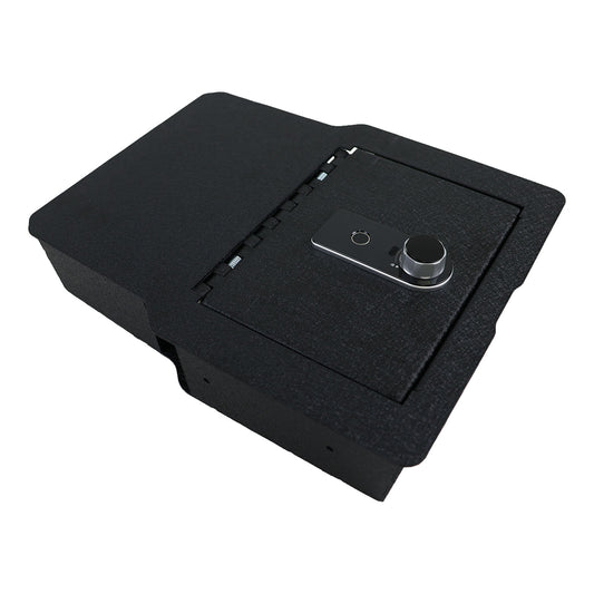 Underseat Console Safe Vault Box for Dodge Ram 1500 (Fingerprint Lock with Key): 2020-2024