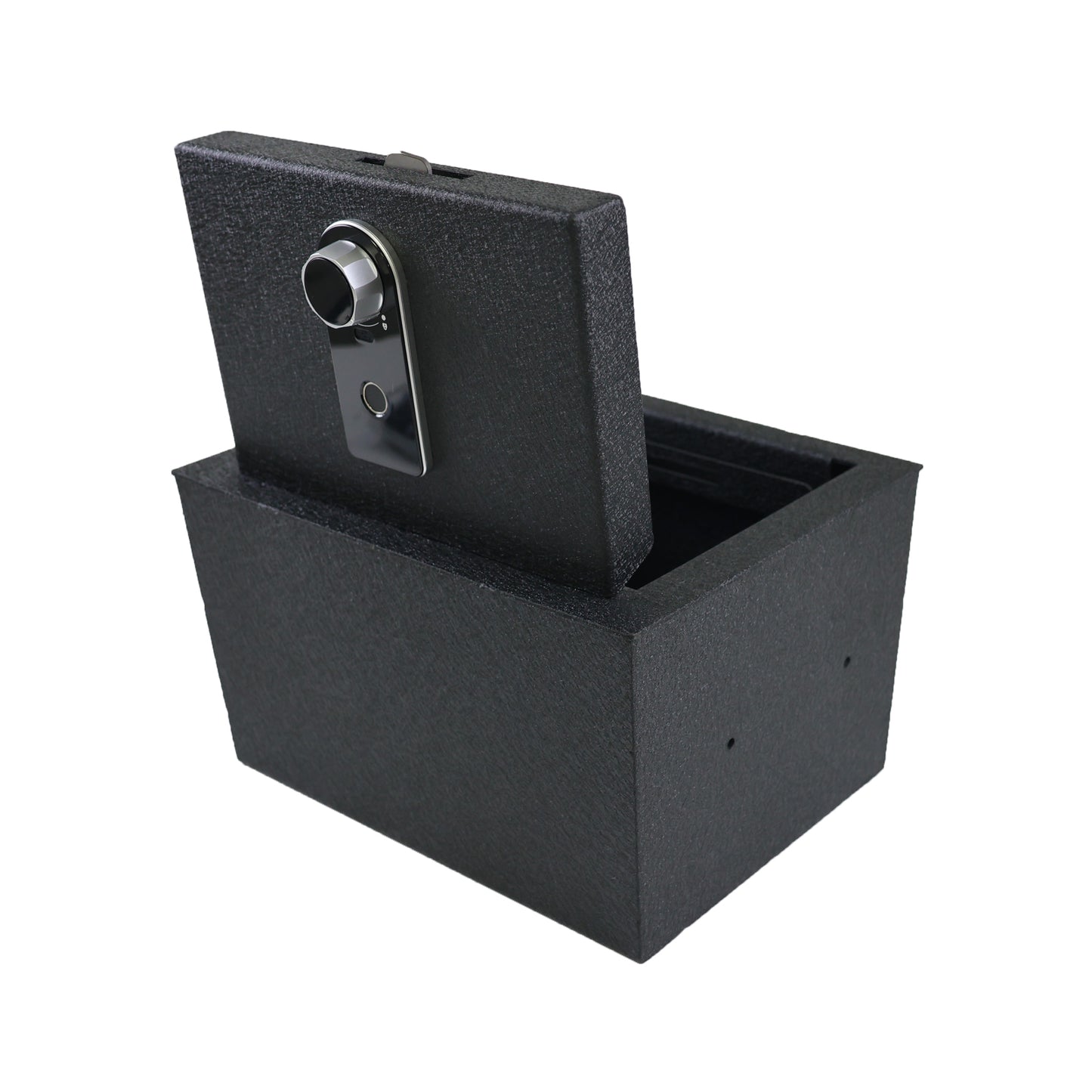 Console Safe Vault Box for Cadillac Escalade (Fingerprint Lock with Key): 2021-2025