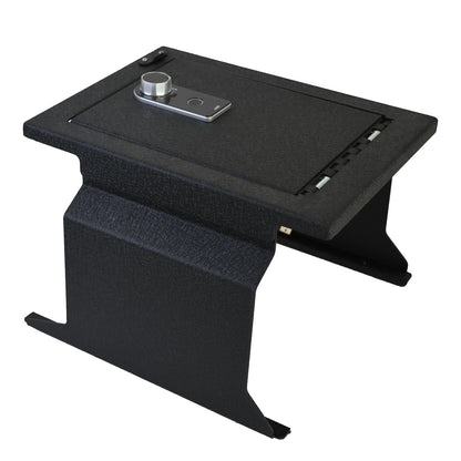 Console Safe Vault Box for Ford F150 (Fingerprint Lock with Key): 2012-2014