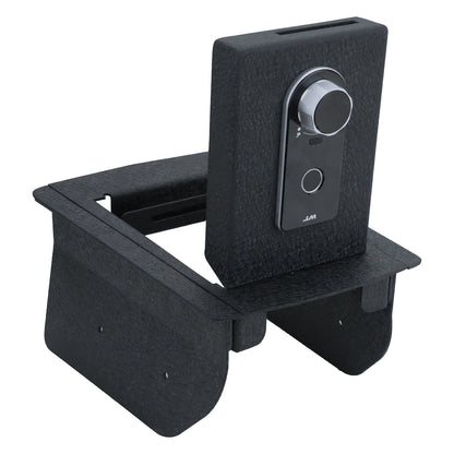 Console Safe Vault Box for Jeep Grand Cherokee without CD (Fingerprint Lock with Key): 2011-2022