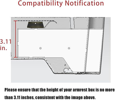 Center Console Safe Vault Box for Dodge RAM 1500/2500/3500 Sliding Model (Triple Lock): 2019-2026