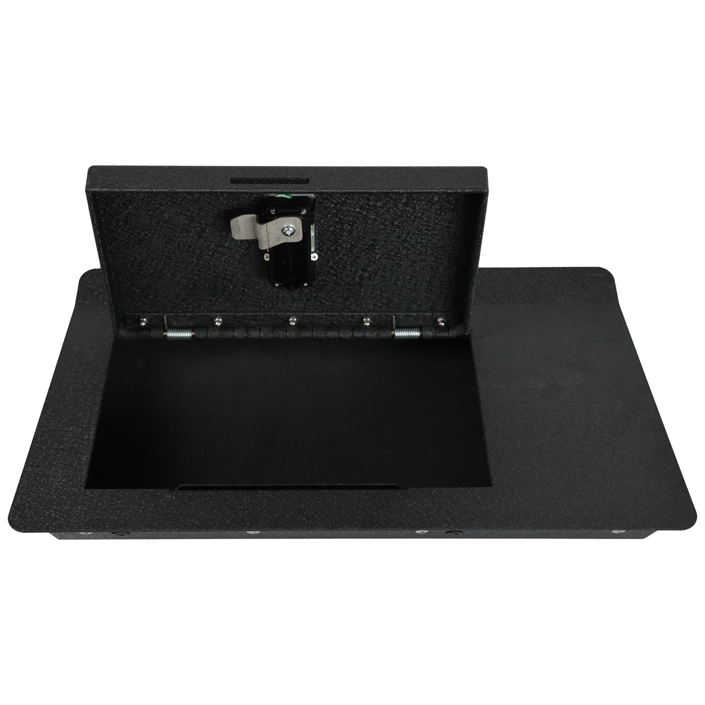 Underseat Console Safe Vault Box for Ford Bronco Sport (Fingerprint Lock with Key): 2021-2024
