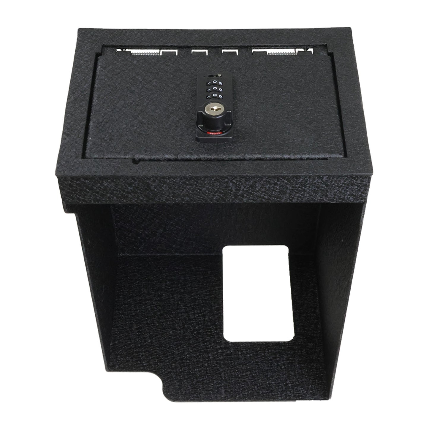 Console Safe Vault Box for Ford Explorer (4-Digit Combo Lock with Key): 2020-2025