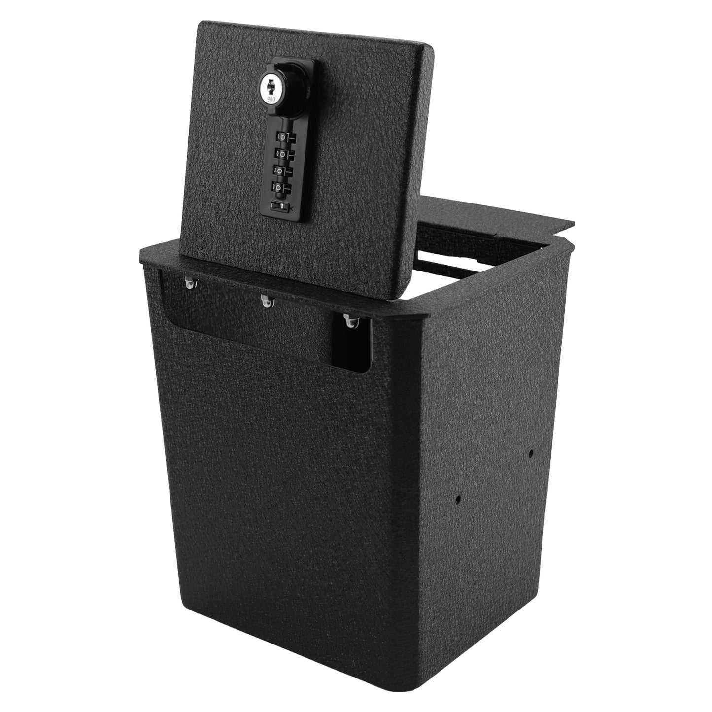 Console Safe Vault Box for Chevrolet Colorado (4-Digit Combo Lock with Key): 2023-2025